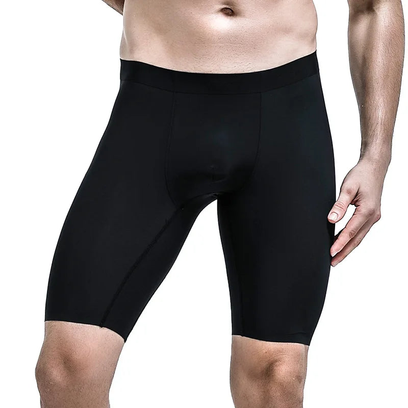 Breathable Pouch Middle Long Leg Boxers
