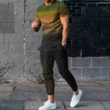 Abstract Gradient 3D Printed Oversized Suit