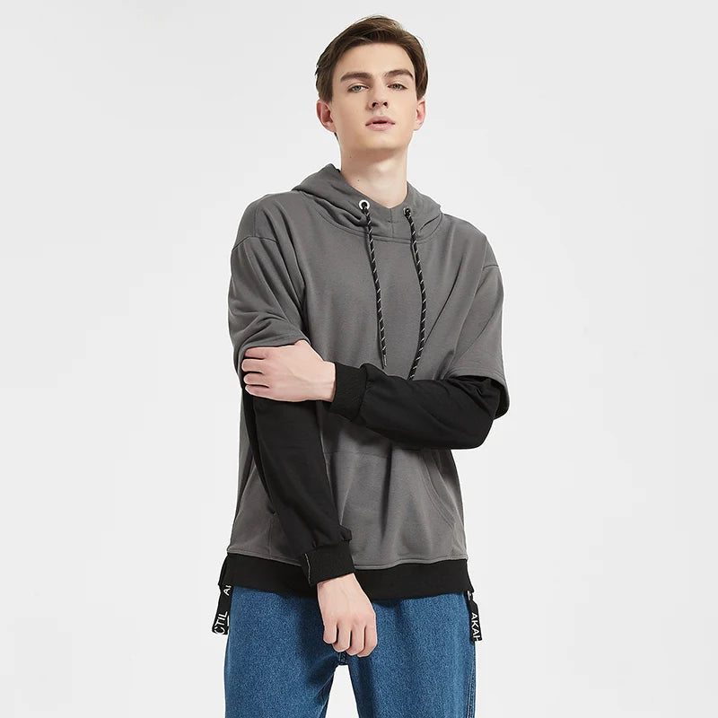 Hip Hop Men Pullover Hoodies Streetwear