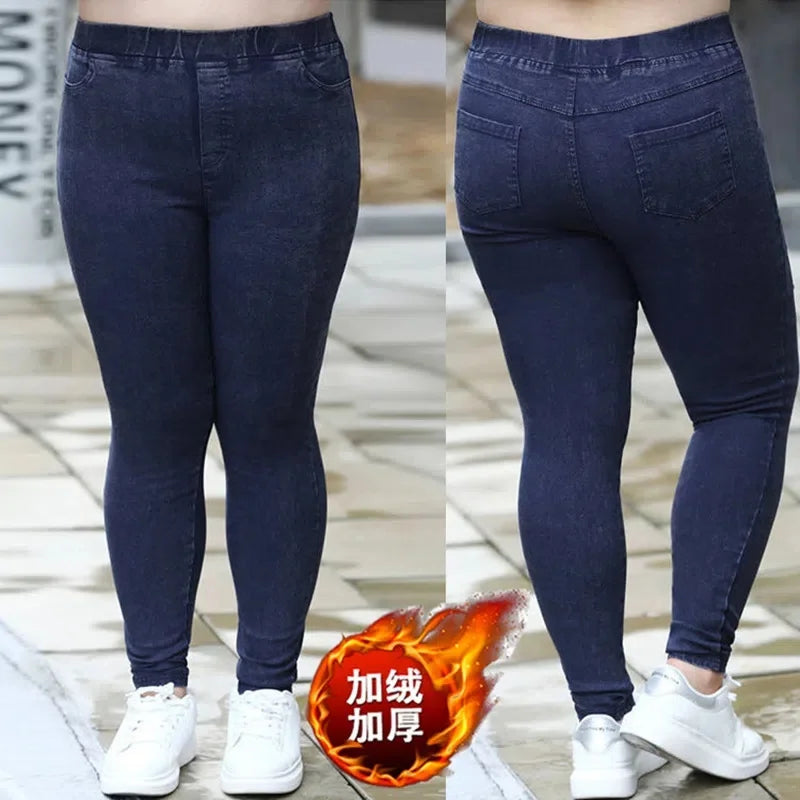 High-Waist Elasticity Velvet Warm Leggings