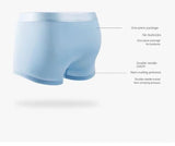 4 PCS Men's Boxers Shorts Underwear Boxers Man Cool Breathable Sexy Panties Ice Silk Fashion 4 Colors Mixing XL 3XL 4XL 5XL