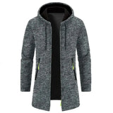 Men Zipper Long Sleeve Casual Hoodie