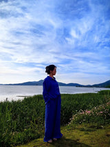 Linen Lapel Two Pieces Set