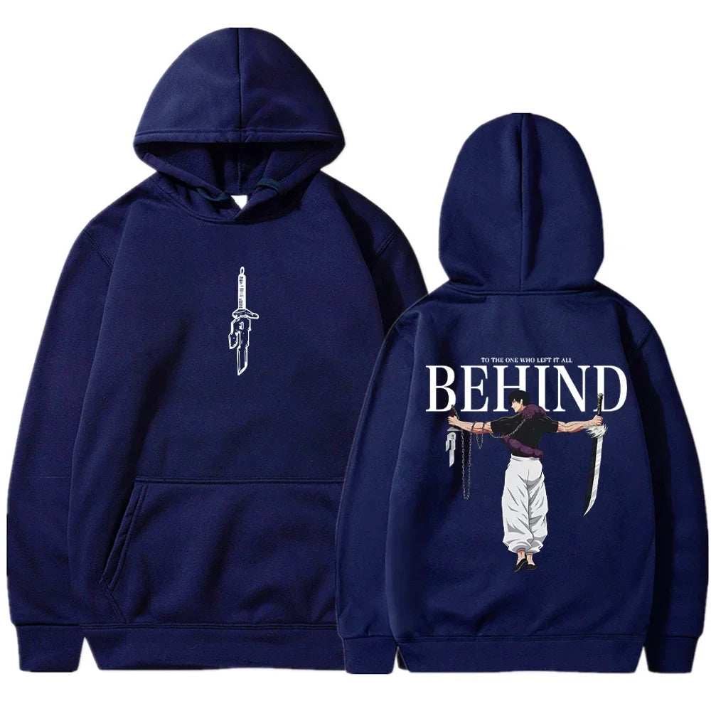 Hip Hop Streetwear Men's Anime Hoodie