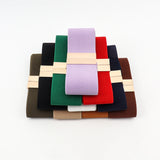 Fashion Women Elastic Band Wide Belts Simple Down Coat Waist Belt Female Buckle Black Strap Dress Decoration Accessories Ladies