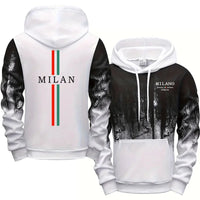 Hot Sales Mens Tracksuit Casual Print Splash-ink Hooded Sweatshirts Sports Jogging Mens Clothing Fashion Single Piece Tops Pants