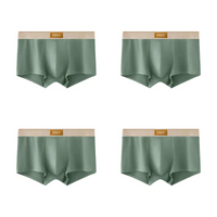 4 pcs Men Underwear Cotton Boxer