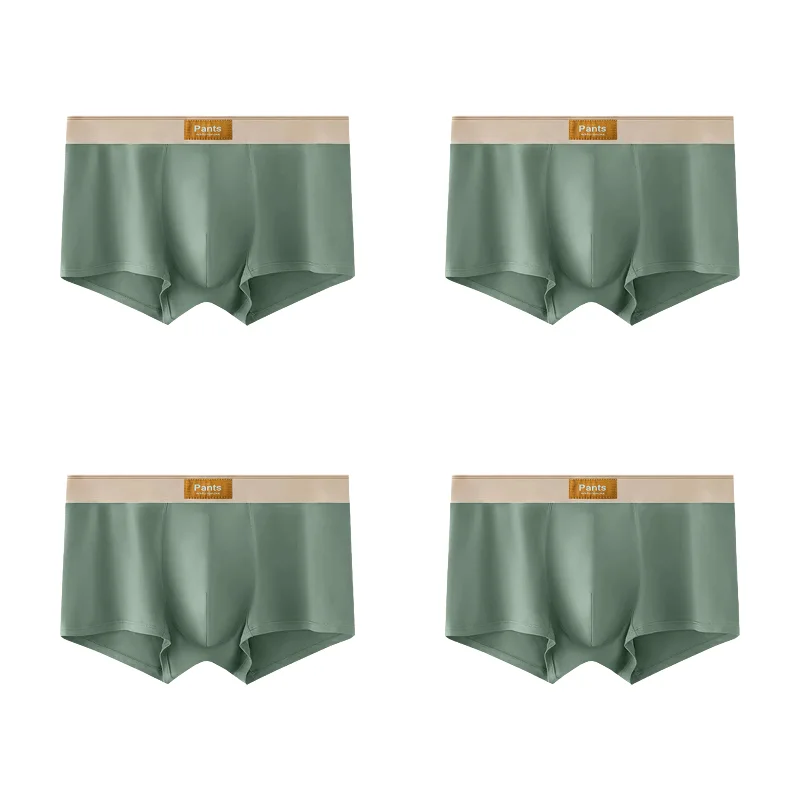 4 pcs Men Underwear Cotton Boxer
