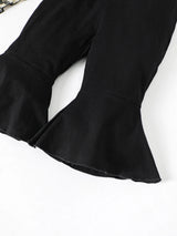 2 Pcs Floral One Shoulder Top+ Pant Set