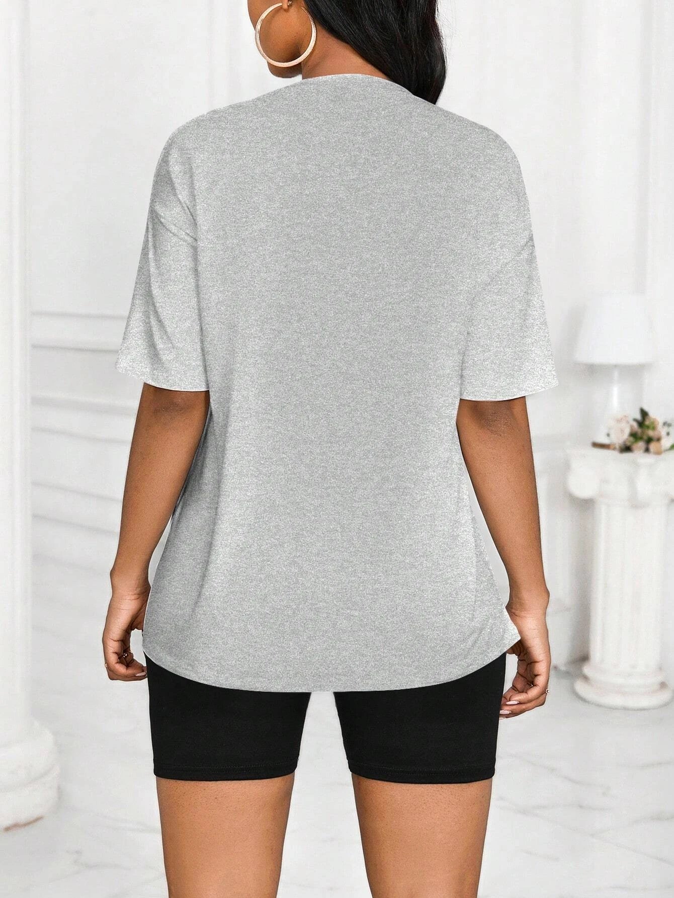 Colored Letters Printing Shirt & Shorts