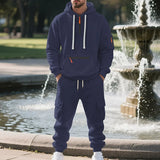 Winter Men's Fleece Hooded Sweatshirt
