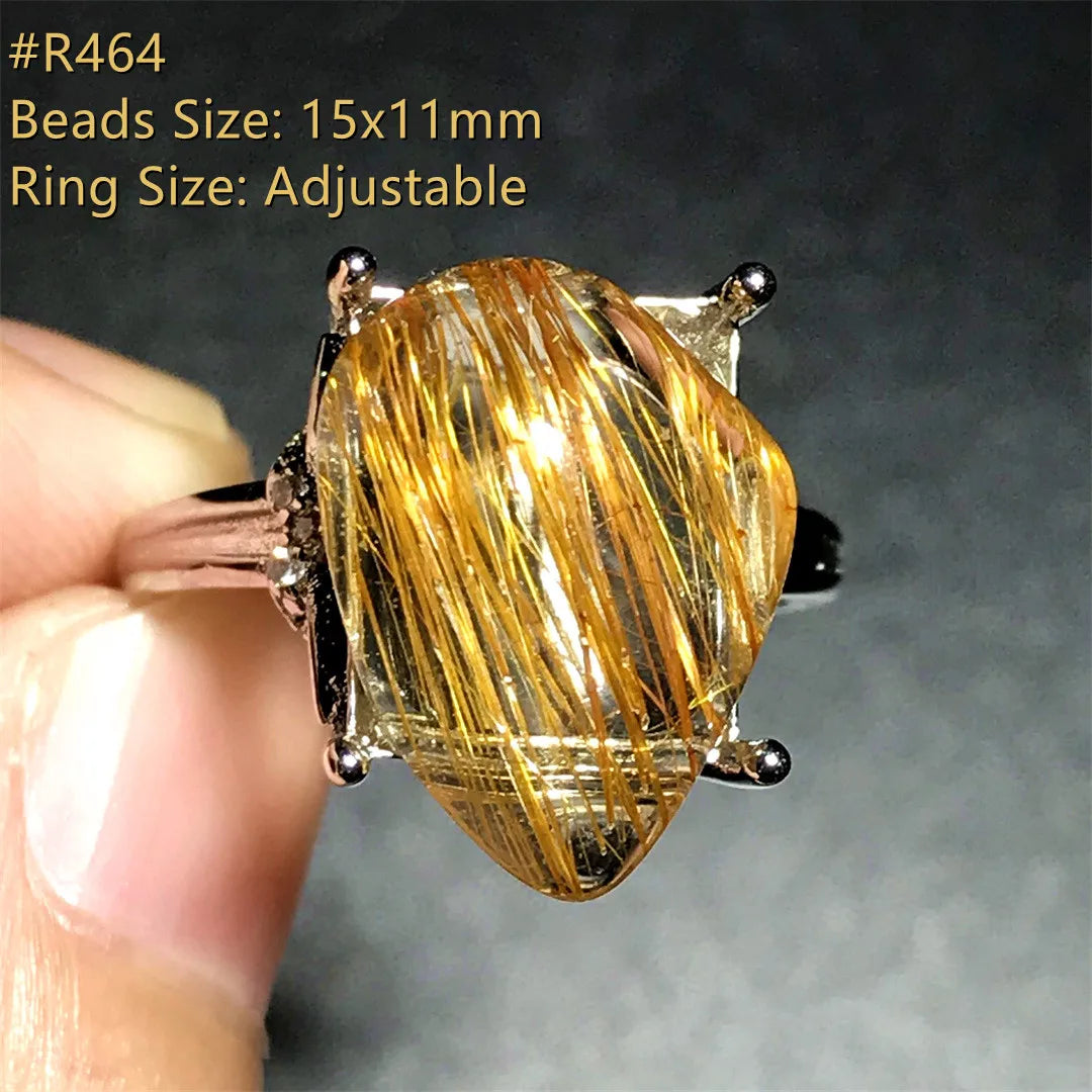 Ring Jewelry For Woman Lady Clear Crystal