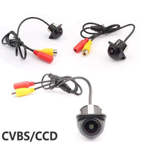 High-definition reversing camera straw hat CCD full-color night vision wide-angle car camera waterproof rear lens