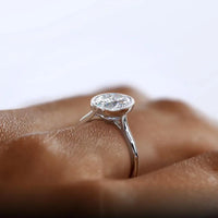 Diamond 14k Gold Plated Wedding Engagement Ring Jewelry