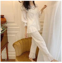 Women's Lolita Princess V Neck Pajama Sets