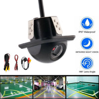 High-definition reversing camera straw hat CCD full-color night vision wide-angle car camera waterproof rear lens