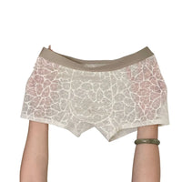 Fashion Underpants Men Boxer Briefs Ice Silk Quick Dry Lace Shorts Boxers Breathable Mesh Thin Underwear for Men Gift