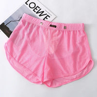 Breathable Mesh Boxers for Men - Loose-Fit Athletic Underwear with Enhancing Pouch Arrow Shorts