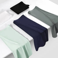 Mens Ice Silk Underwear Long Leg Boxer Briefs Trunk Sport Shorts Breathable Comfortable Swimsuit Soft Fitness Elastic Panties