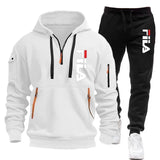 Casual Men's Hooded Sweatshirt and Pants