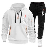 Casual Men's Hooded Sweatshirt and Pants