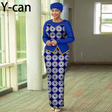 African Dresses for Elegant Patchwork Women Gown
