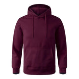 iCool Solid Color Versatile Men Hoodie