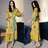 Summer Ice Silk Pajamas Bathrobes
