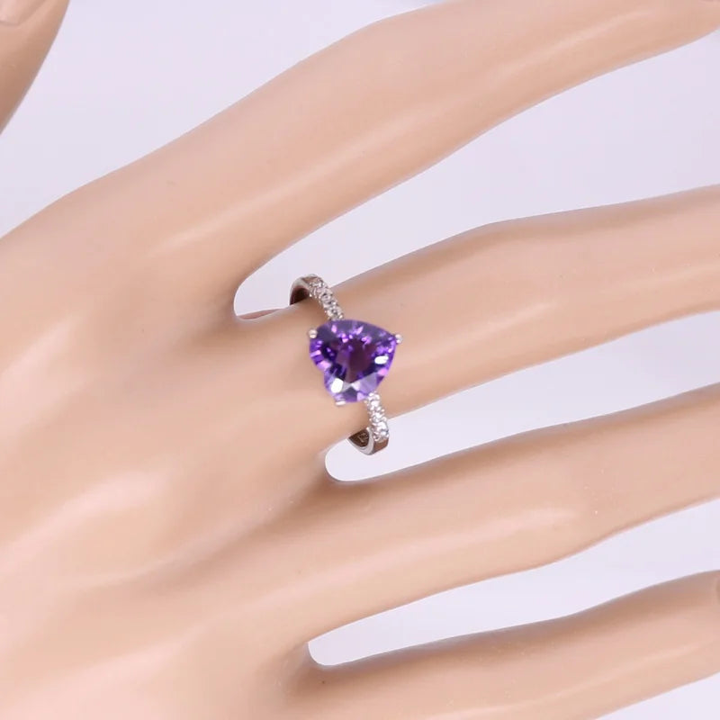 Natural Real Garnet Ring 925