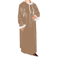 Casual PVC Latex Look Long Maxi Dress