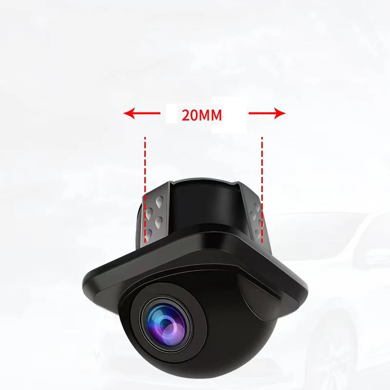 High-definition reversing camera straw hat CCD full-color night vision wide-angle car camera waterproof rear lens