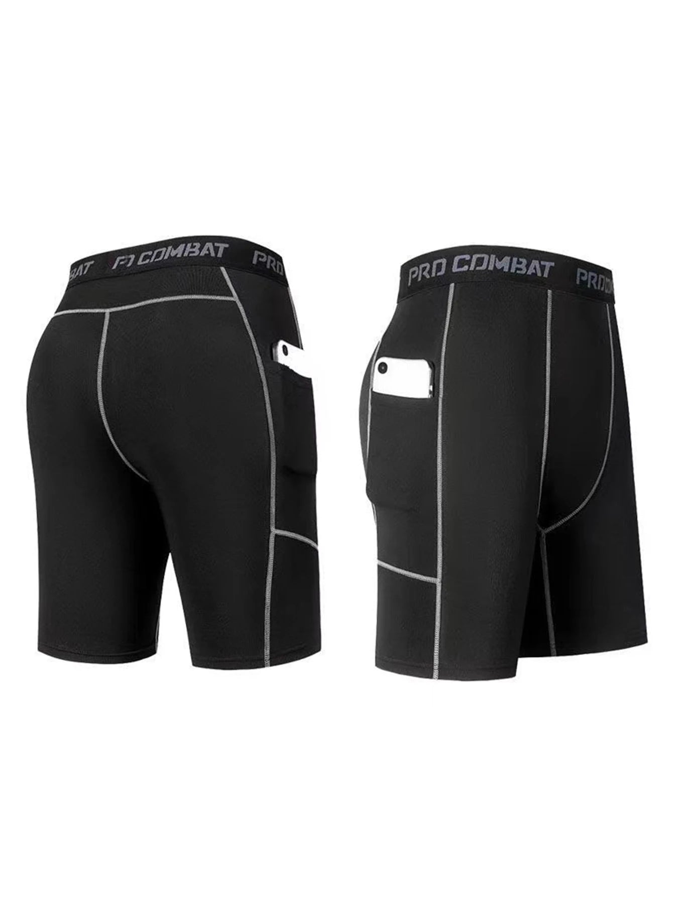 1-Piece Set Of Men's Sexy Long Boxer Shorts, Sports Breathable Pocket Underwear, Fashionable And Casual Men's Underwear