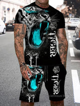 Cool The Lion King Print T-Shirt and Drawstring Set