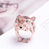 Elegant stylish gold ring