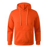 iCool Solid Color Versatile Men Hoodie