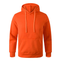 iCool Solid Color Versatile Men Hoodie