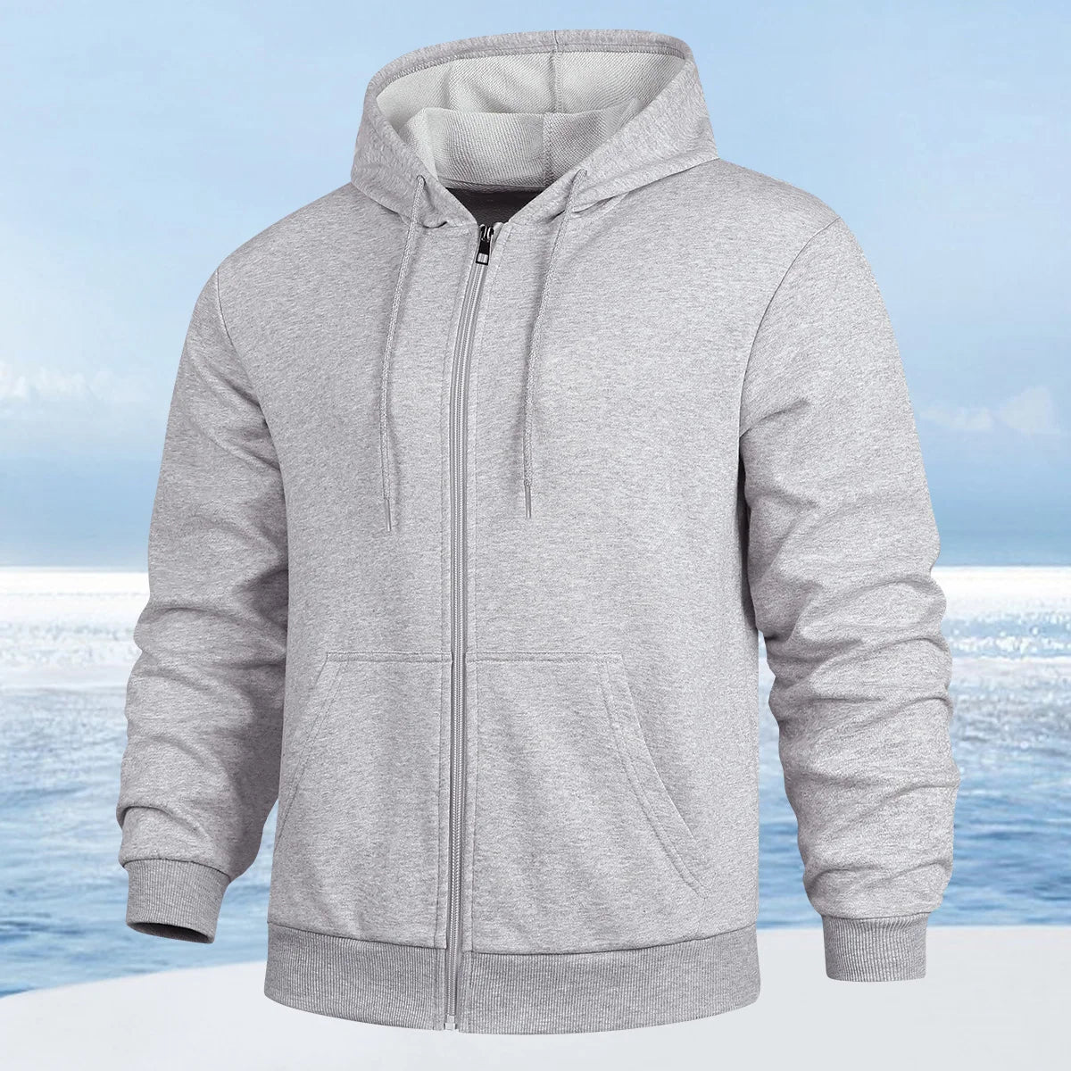 Men's Autumn and Winter Zipper hoodie