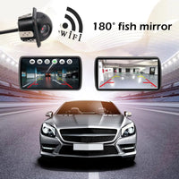 High-definition reversing camera straw hat CCD full-color night vision wide-angle car camera waterproof rear lens