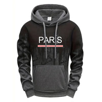 Hot Sales Mens Tracksuit Casual Printed Splash-ink Hooded Sweatshirts Daily Sports Jogging Mens Clothing Single Piece Tops Pants