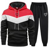 Hot Sales Mens Tracksuit Printing Single Piece Tricolor Sweatshirts Sweatpants Casual Man Clothing Quality Hoodie Autumn Winter