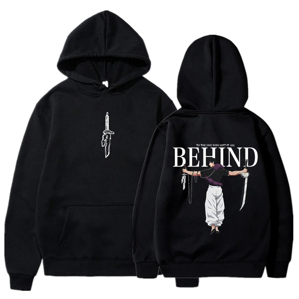 Hip Hop Streetwear Men's Anime Hoodie