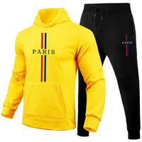 Mens Tracksuit Casual Printing Sweatshirt Sweatpants 2 Pcs Set Fitness Sports Jogging Mens Clothing Street Hoodies Sportswear