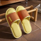 Non Slip Women Breathable Linen Slippers