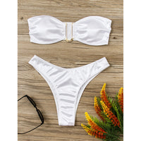 Push Up Monokini Bandeau Bikini Swimsuit