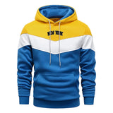 2025 Versatile Mens Tracksuit Print Casual Tricolor Sweatshirt Outdoors Sports Jogging Mens Clothing Fashion Street Hoodies Tops