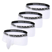 4 Pack Boxers Men Sport Shorts Exercise Underwear Man Bulge Pouch Boxer Athletic Underpants Gym Wear Bodybuilding Wide Waistband