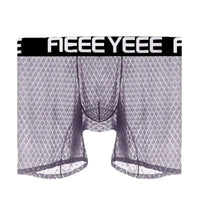 Men's Panties Extended Boxers Sexy Briefs Ultra-Thin Ice Silk Undrewear Seamless Quick-Dry Breathable Fitness Anti-Chafing Legs