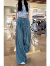 Drape Wide Ins Trendy Pants
