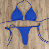 Brazilian Swimsuit Bra Thong Two Pieces Suit