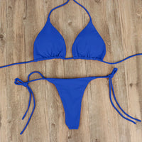 Brazilian Swimsuit Bra Thong Two Pieces Suit